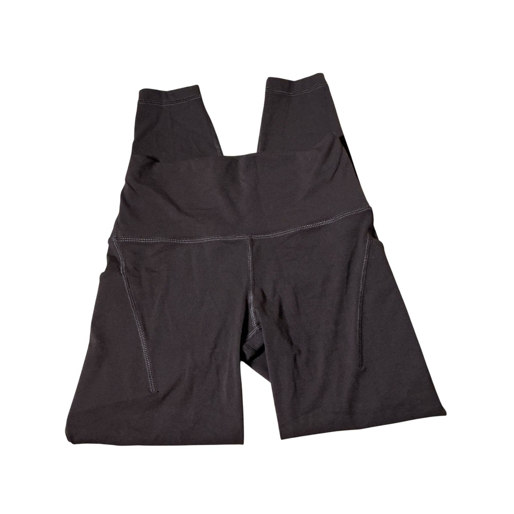 Quince‎ High Waisted Pocket Leggings Womens Small Brown Active Yoga Athleisure